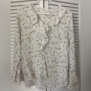 Tea n Rose white floral blouse